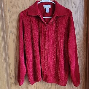 Alfred Dunner Vibrant Red Sweater